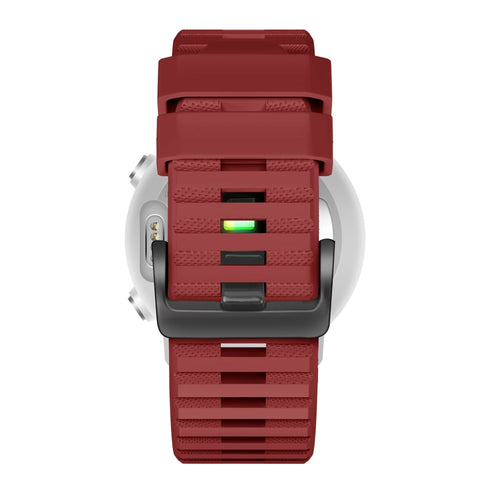 Bandz Garmin Forerunner 965 Buckled Silicone Strap (Red)