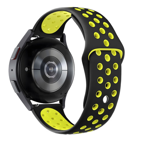 Bandz Suunto Run Sport Strap 'Deluxe' (Black/Yellow)