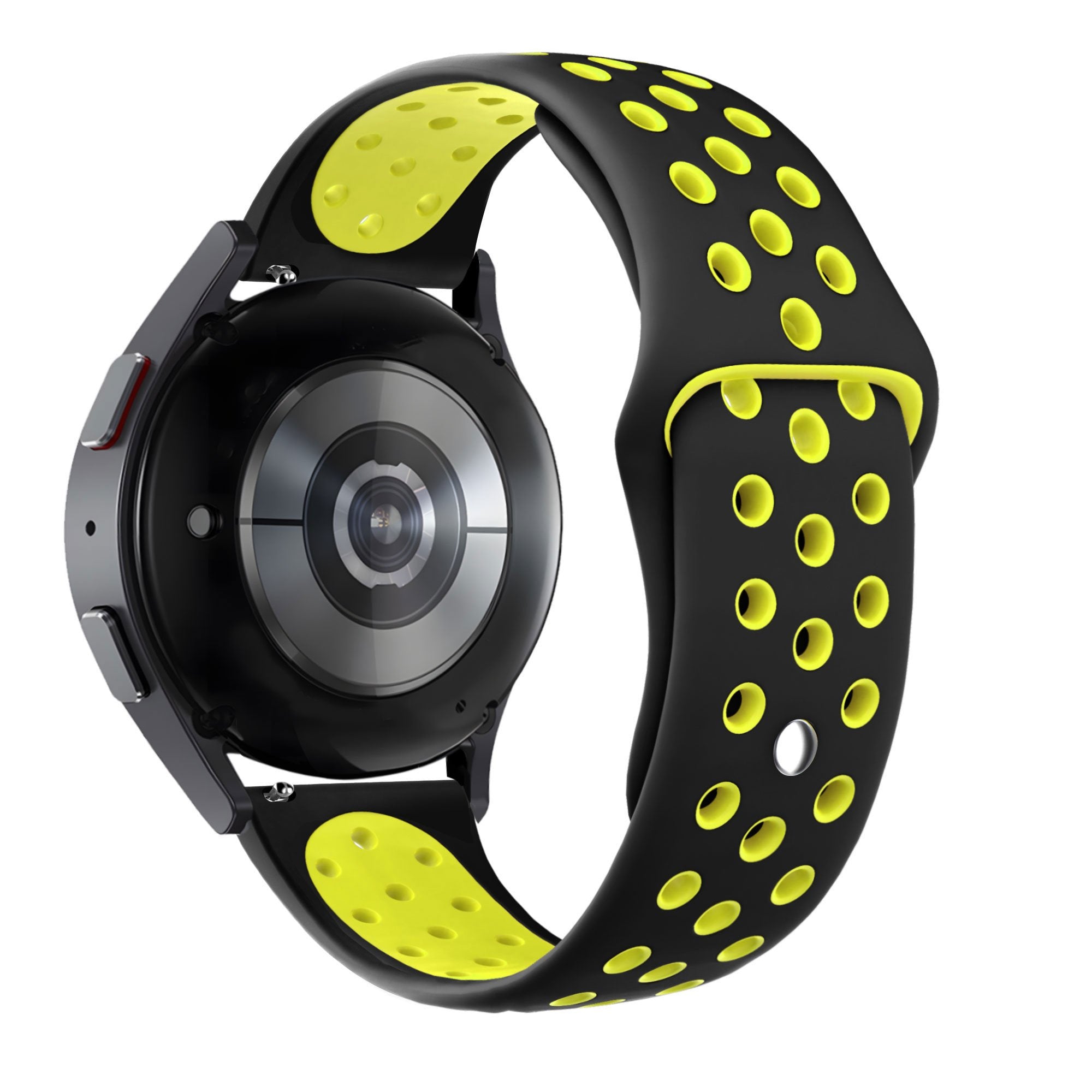 Bandz Bracelet sport 'Deluxe' Amazfit Cheetah (Pro) (noir/jaune)