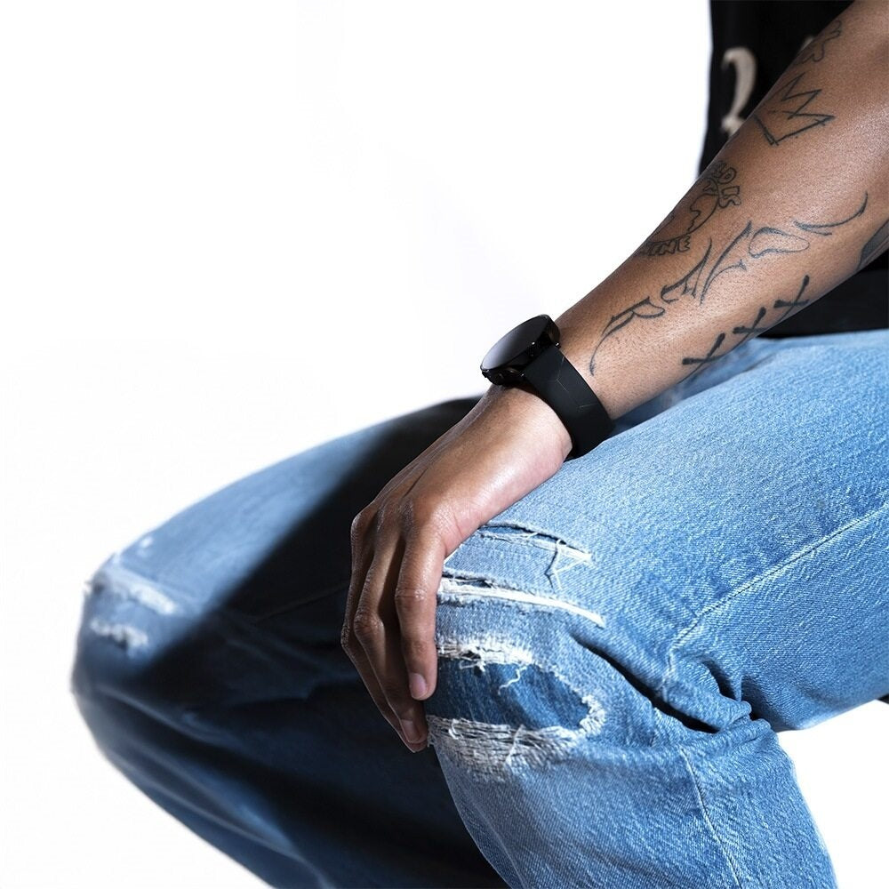 BALR. Bracelet sport Hexagones pour Samsung Galaxy Watch 42mm (noir)