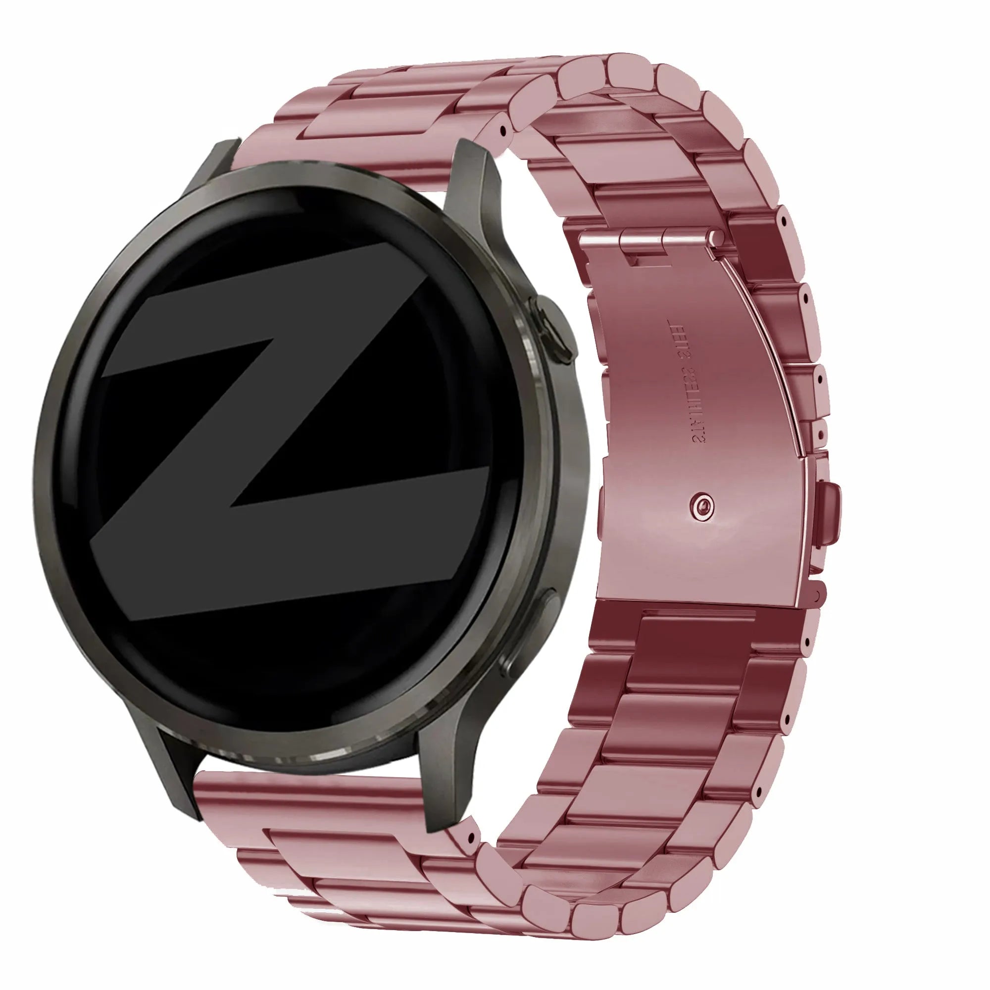 Bandz Bracelet acier 'Classic' Garmin Forerunner 265s (rose)