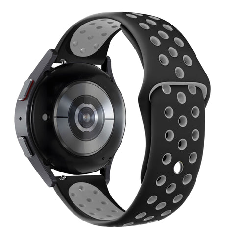 Bandz OnePlus Watch Lite Sport Strap 'Deluxe' (Black/Grey)
