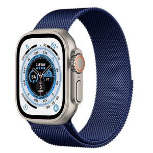 Bracelet milanais Apple Watch Ultra (bleu)