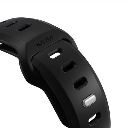 Nomad Bracelet silicone Tempo Apple Watch (noir)