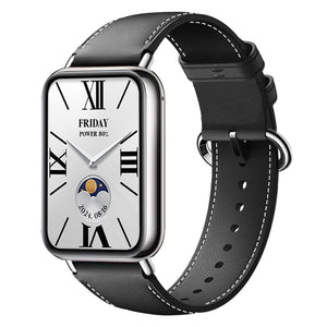 Bracelet cuir Xiaomi Smart Band 9 Pro (noir)