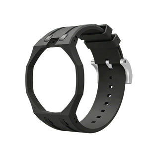 Bracelet silicone - 12 heures Swatch Royal Pop (noir)