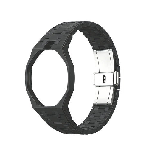 Bracelet biocéramique - 12 heures Swatch Royal Pop (noir)