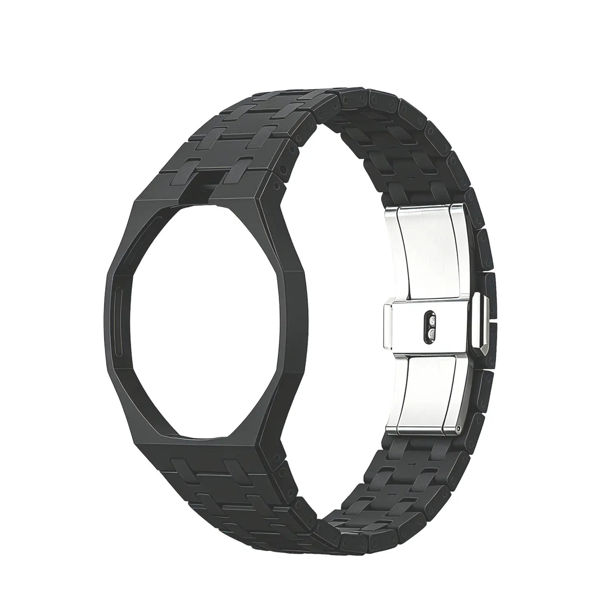 Bracelet biocéramique - 12 heures Swatch Royal Pop (noir)