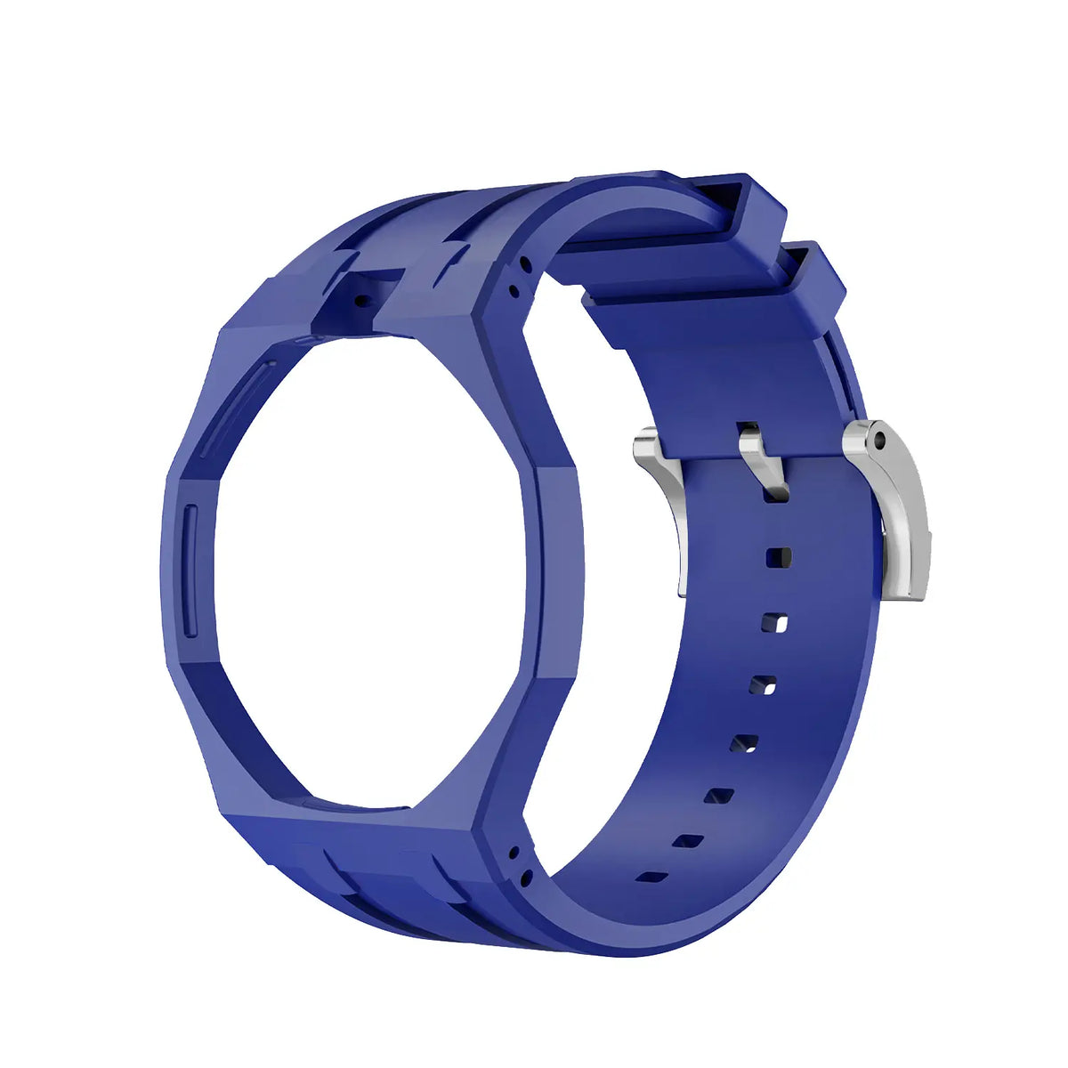 Bracelet silicone - 12 heures Swatch Royal Pop (bleu foncé)