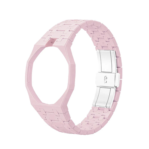 Bracelet biocéramique - 12 heures Swatch Royal Pop (rose)