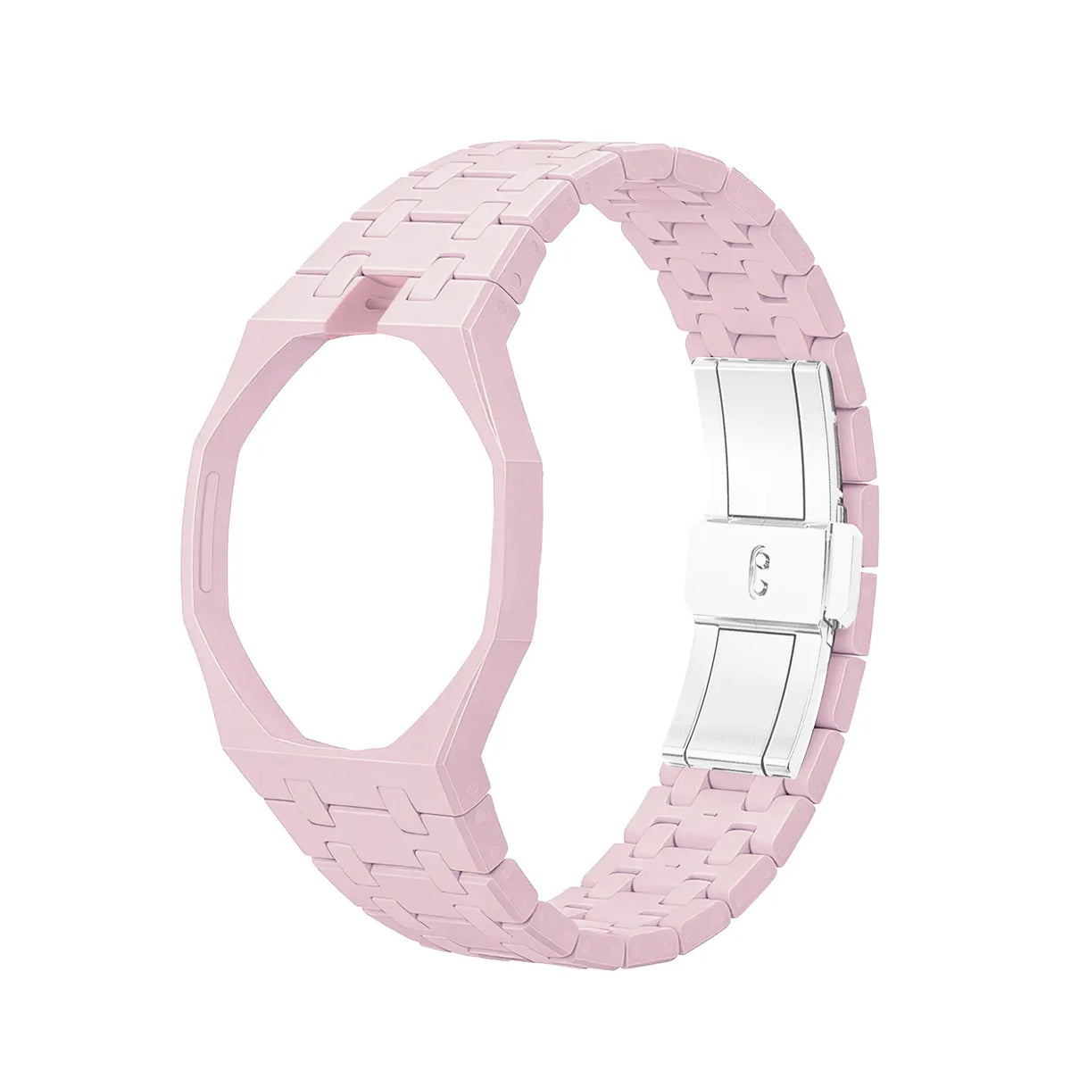 Bracelet biocéramique - 12 heures Swatch Royal Pop (rose)