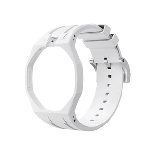 Bracelet silicone - 12 heures Swatch Royal Pop (blanc)
