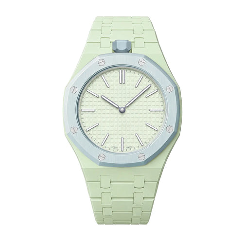 Bracelet biocéramique - 12 heures Swatch Royal Pop (lime)