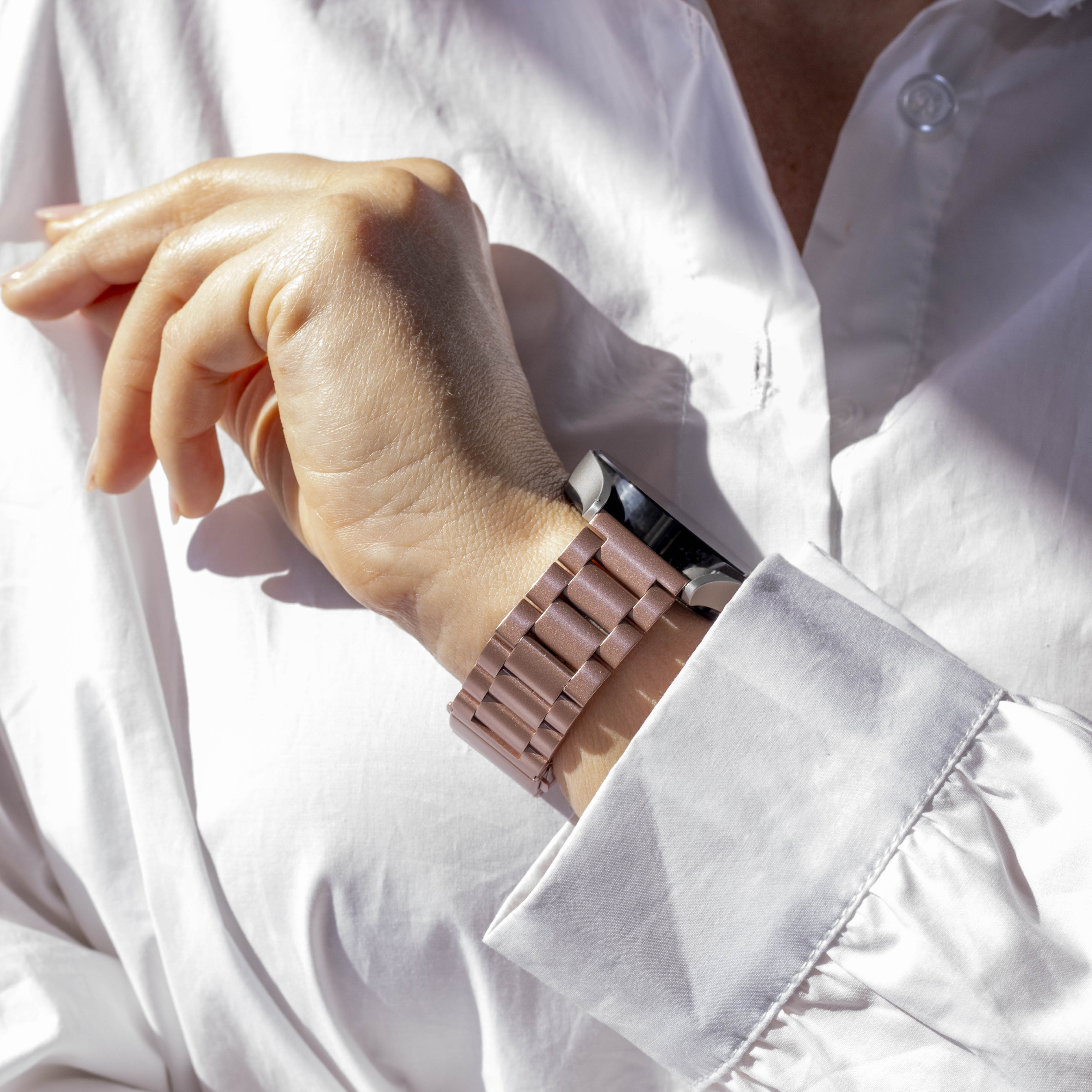 Bracelet acier Samsung Galaxy Watch 6 Classic 43mm (rose)