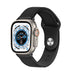 Bracelet cuir hybride Apple Watch Ultra (noir)