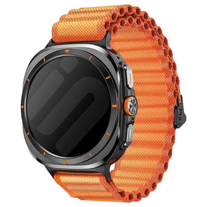 Bracelet nylon Outdoor Samsung Galaxy Watch Ultra (orange)