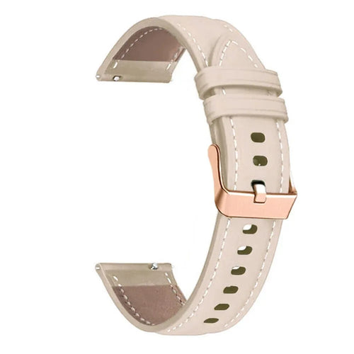 Withings Steel HR - 36mm Genuine Leather Strap (Beige)