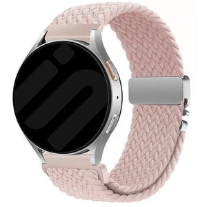 Bracelet tressé Fossil Gen 5e 42mm avec P-boucle (rose)