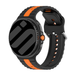 Samsung Galaxy Watch 8 - 44mm Dual Sport Strap (Black/Orange)