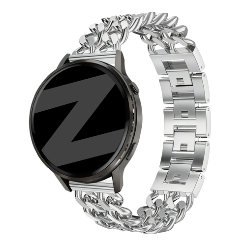 Bandz Bracelet acier 'Double Chains' Polar Ignite (argent)