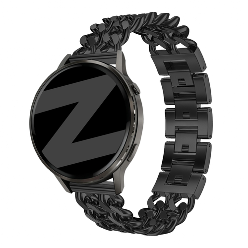 Bandz Bracelet acier 'Double Chains' Polar Ignite (noir)