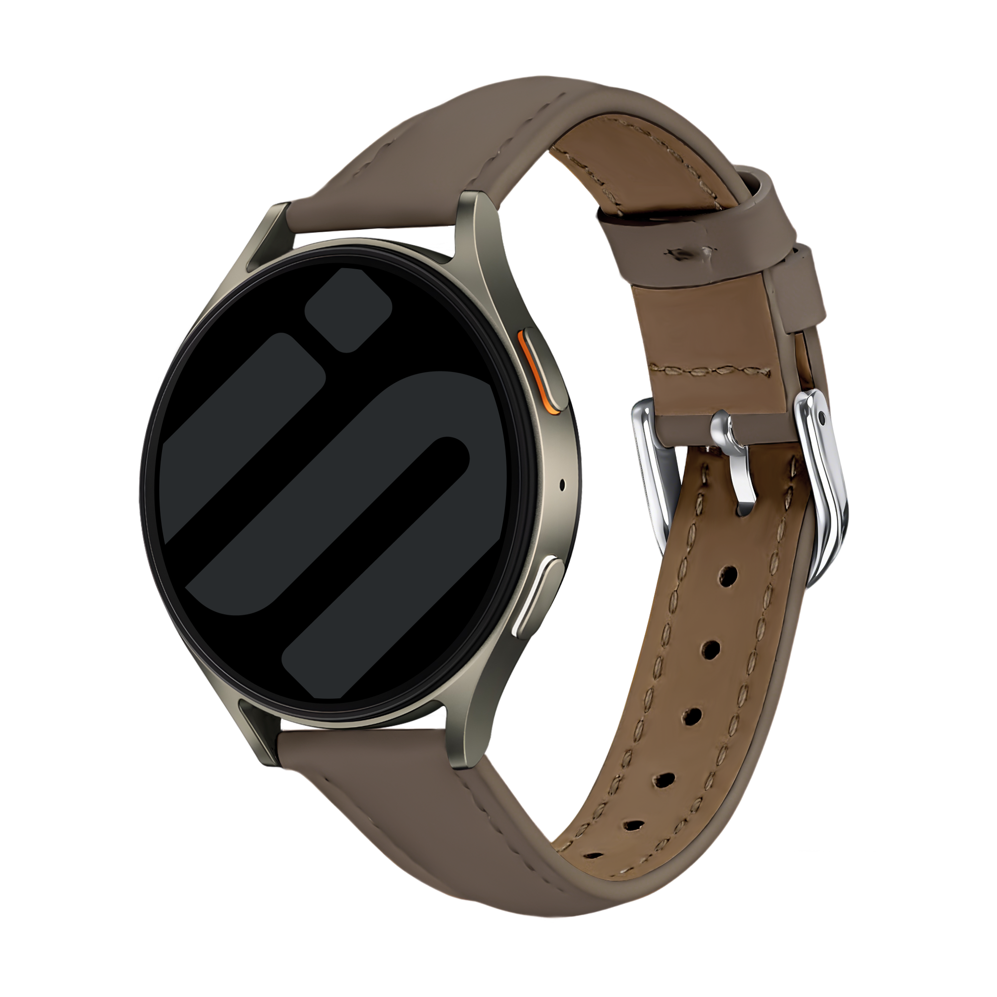 Coros Apex 42mm Slimfit Leather Strap (Dark Brown)