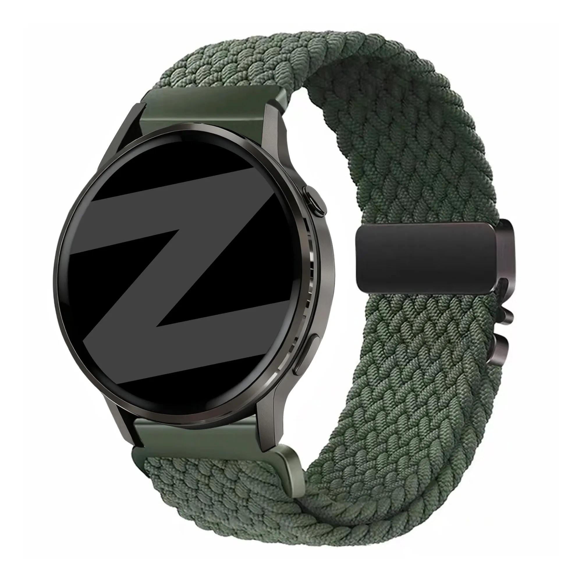 Bandz Bracelet tressé 'Parachute' Garmin Vivoactive 5 (vert)