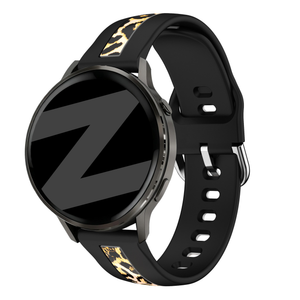 Bandz Actyve Smartwatch 20mm Dual Leopard Strap (Black)
