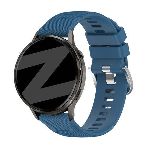 Bandz Garmin Vivoactive 4s Silicone Strap 'Deluxe' (Blue)