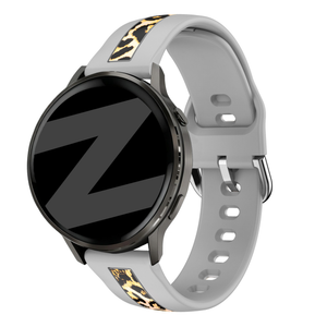 Bandz Bracelet dual léopard Huawei Watch GT 3 - 42mm (gris clair)