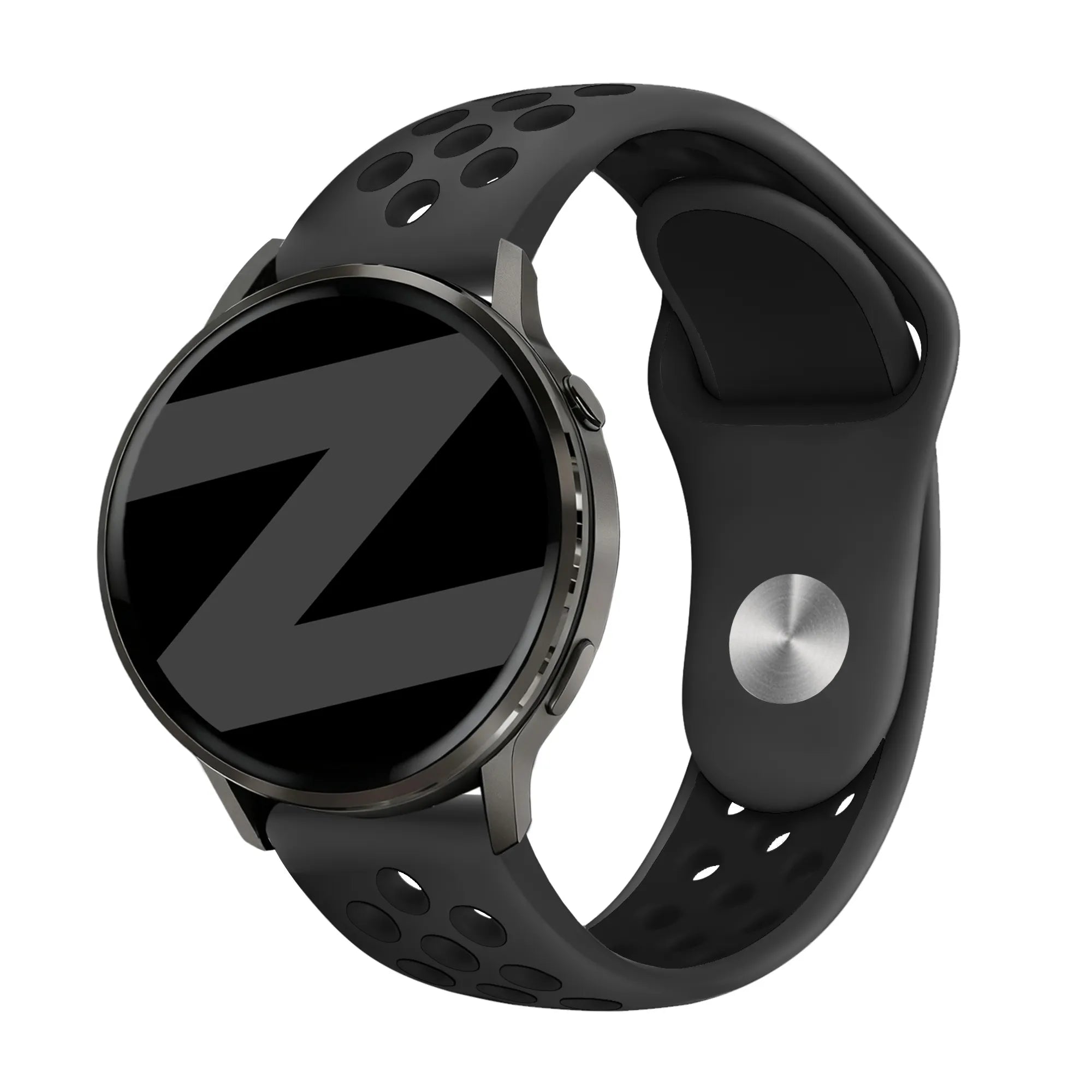 Bandz Bracelet sport 'Deluxe' Garmin Venu 3 (gris foncé/noir)