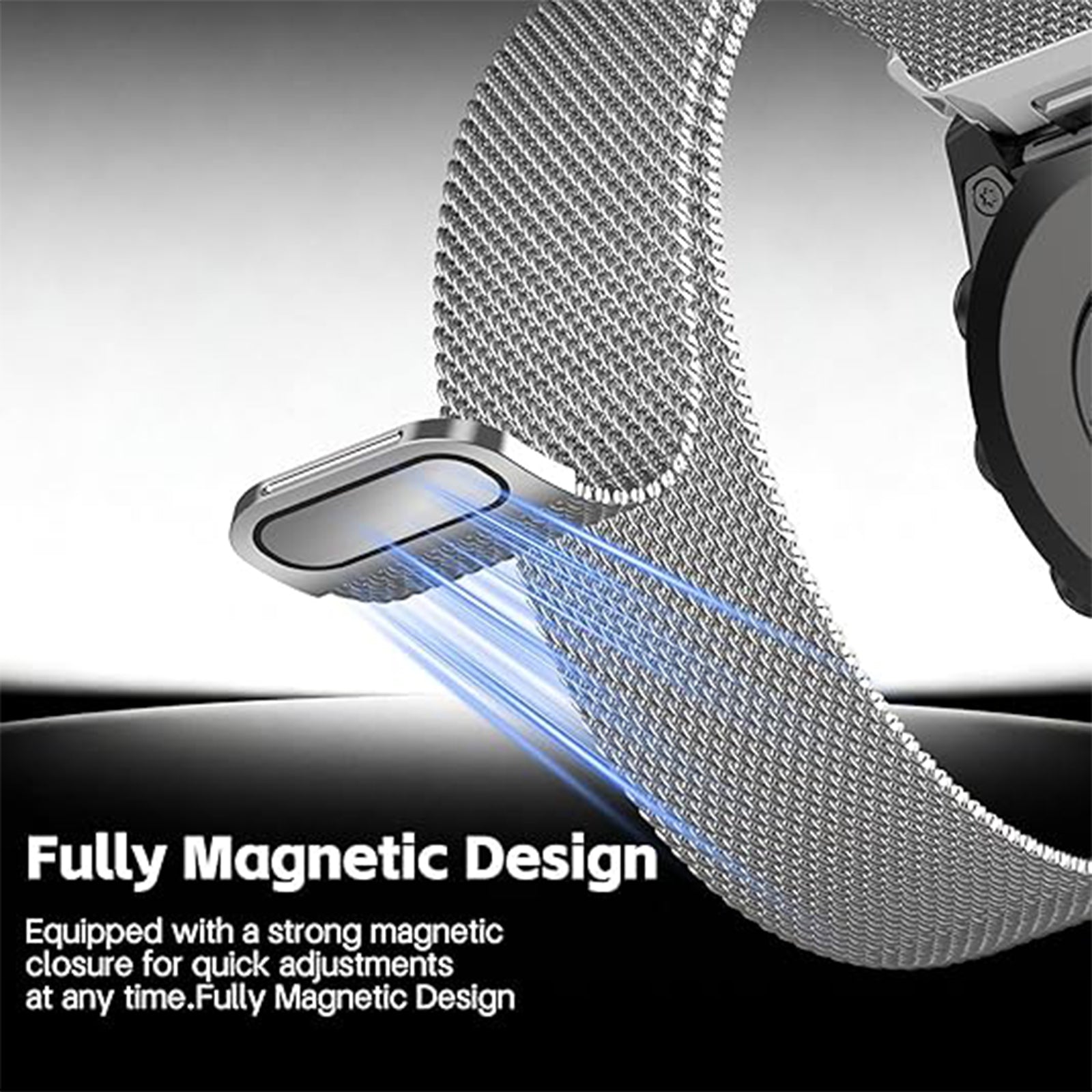 Bracelet milanais premium Fenix 3 (argent)