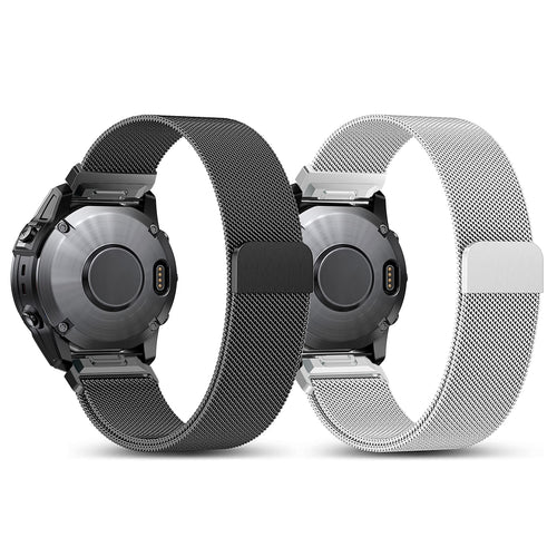 Garmin Approach S62 Premium Milanese Strap (Black)