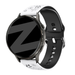 Bandz Bracelet silicone 'Fleurs' Garmin Forerunner 645 (blanc/noir)