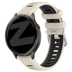 Bandz Bracelet sport avec boucle Garmin Venu 2s (lumière stellaire/noir)