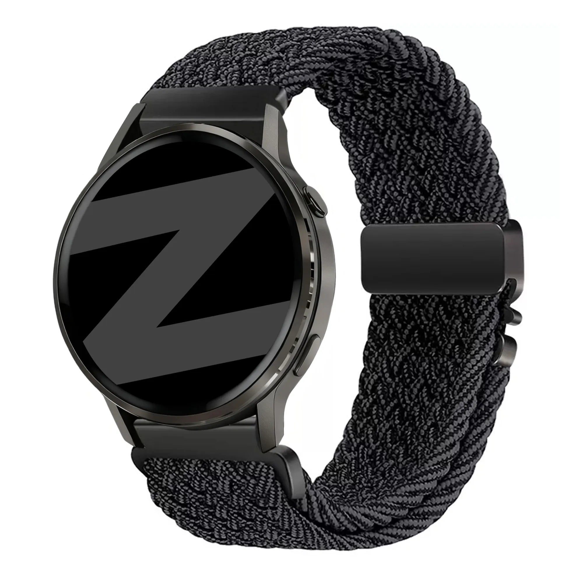 Bandz Bracelet tressé 'Parachute' Garmin Venu 4 - 45mm (graphite)