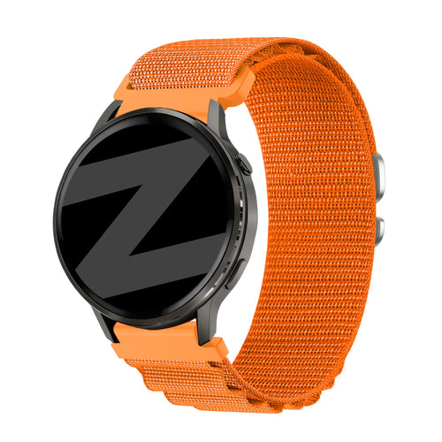 Bandz Garmin Forerunner 570 - 47mm Alpine Nylon Strap (Orange)