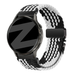 Bandz Garmin Venu 4 - 45mm Braided Strap 'Parachute' (Black/White)