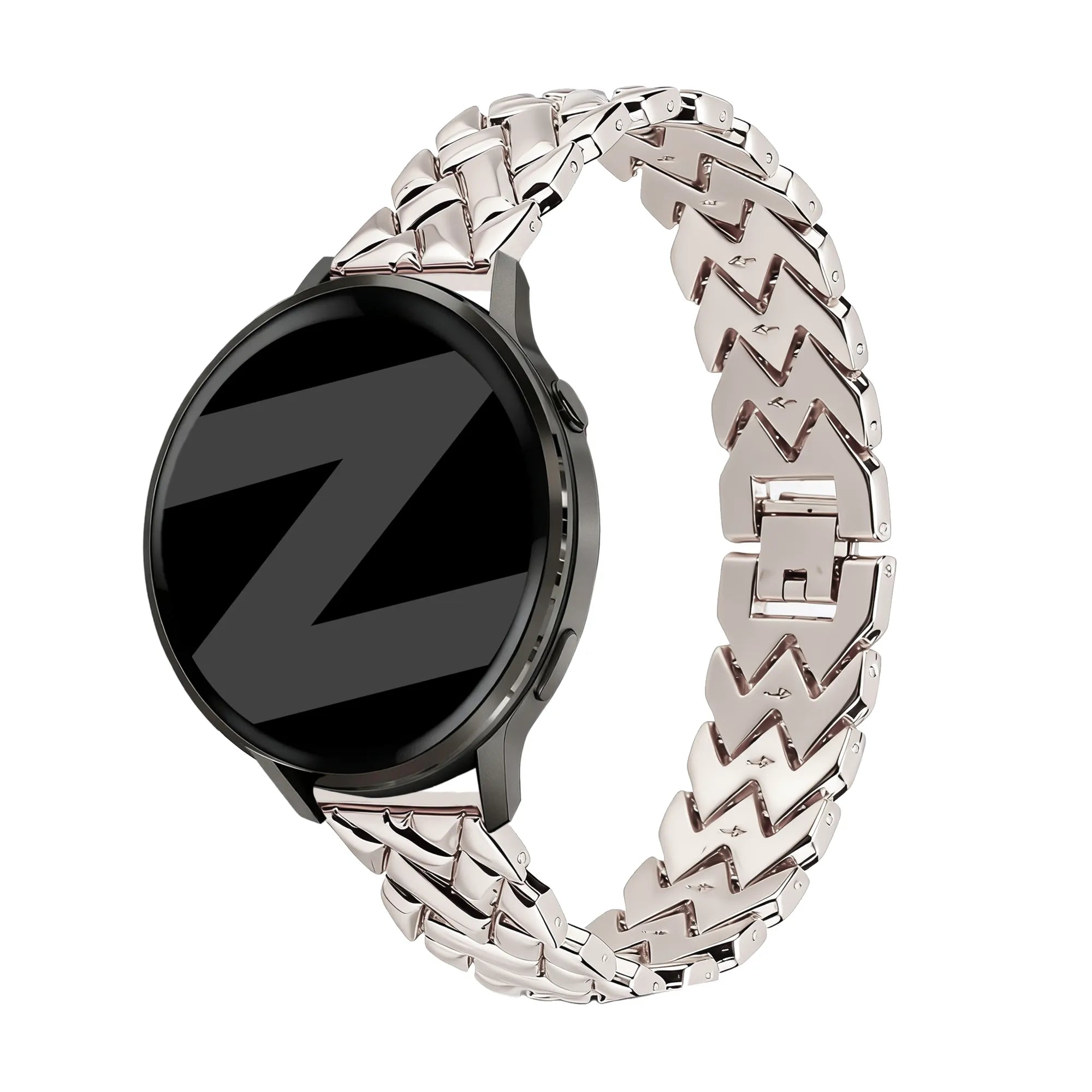 Bandz Garmin Venu 3s Metal Strap 'V-Type' (Starlight)