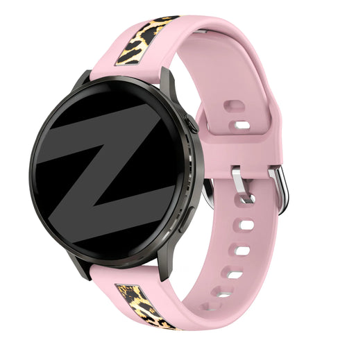 Bandz Amazfit Cheetah 2 Pro Dual Leopard Strap (Light Pink)
