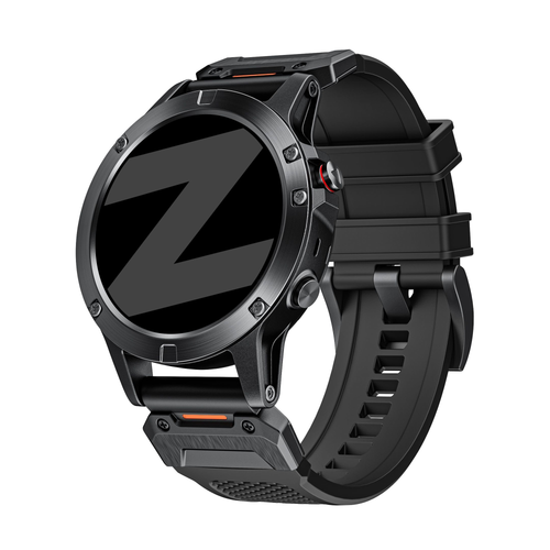 Bandz Bracelet silicone 'Explorer' Garmin Descent G2 (noir)