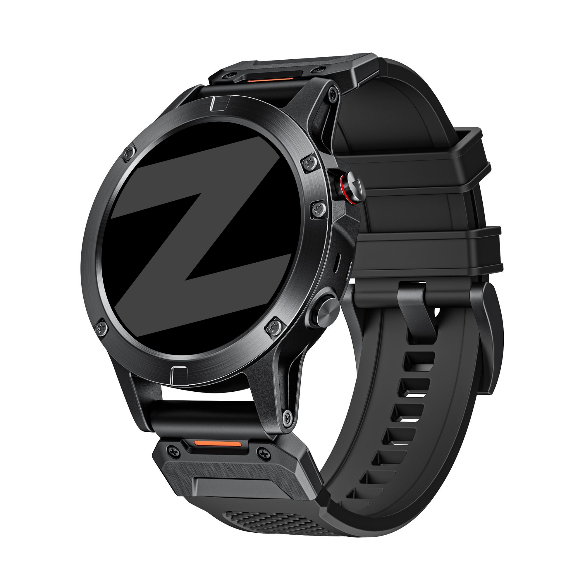 Bandz Bracelet silicone 'Explorer' Garmin Approach S70 - 47mm (noir)