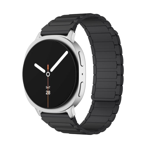 Bracelet silicone magnetique Samsung Galaxy Watch 8 - 40mm (noir)