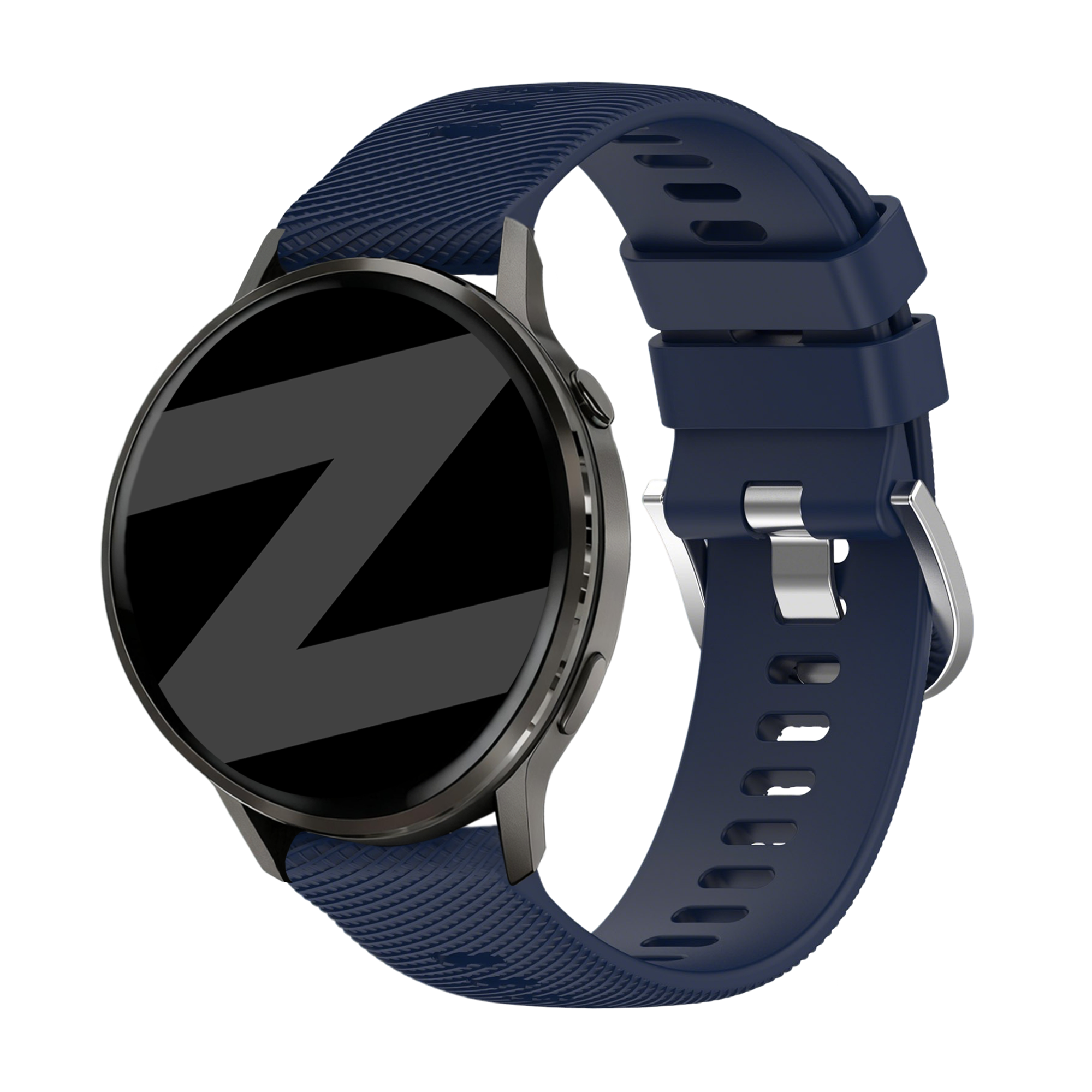 Bandz Bracelet silicone 'Deluxe' Garmin Forerunner 265s (bleu foncé)