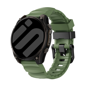 Garmin D2 Mach 2 - 51mm Trail Silicone Strap (Dark Green)