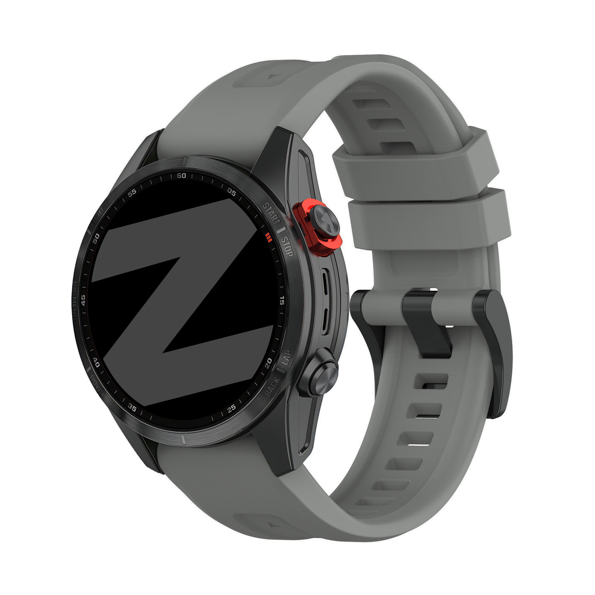 Bandz Bracelet silicone 'Classic' Garmin Descent Mk2(i) (gris)
