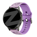 Bandz Bracelet silicone 'Fleurs' Garmin Forerunner 645 (lilas/violet)