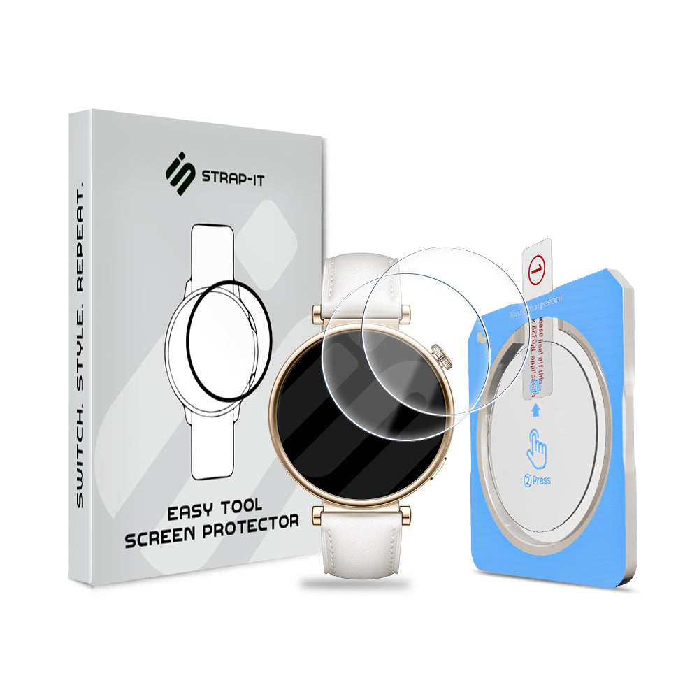 Protecteur d'écran avec outil de pose en un clic - Huawei Watch GT 4 - 41mm