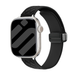 Apple Watch D-Buckle Silicone Diamond Strap (Black)