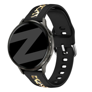 Bandz Amazfit Cheetah 2 Pro Dual Leopard Strap (Black)